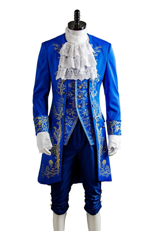 Prince Adam Suit Cosplay Costume Adults Halloween Outfit