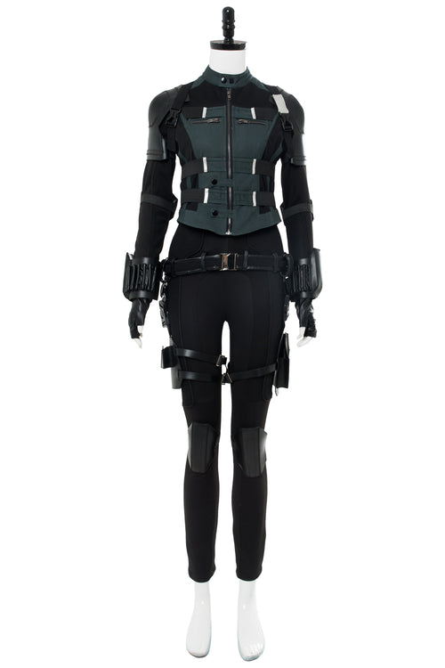 Avengers 3: Infinity War Black Widow Natasha Romanoff Outfit Cosplay Costume Whole Set