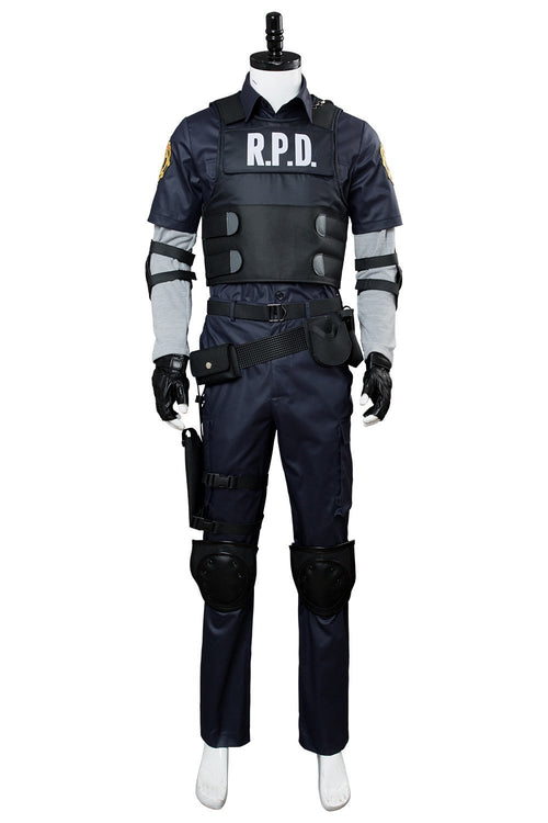 Authentic Resident Evil 2 Remake Cosplay Costume - Leon Scott Kennedy Outfit