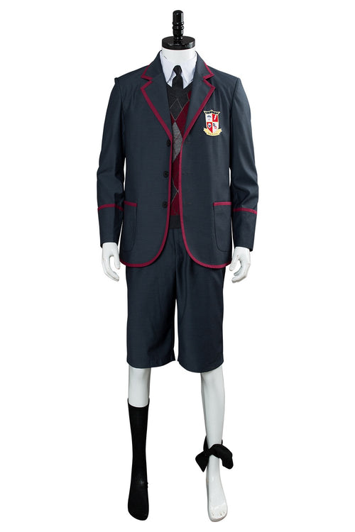 The Umbrella Academy School Uniform Boys Luther Spaceboy School Outfit Cosplay Costume