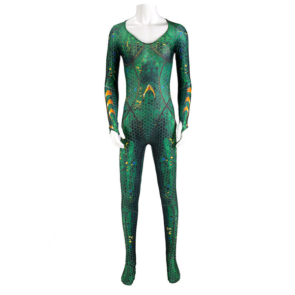 Mera Aquaman 2 Halloweeen Cosplay Green Suits for Female