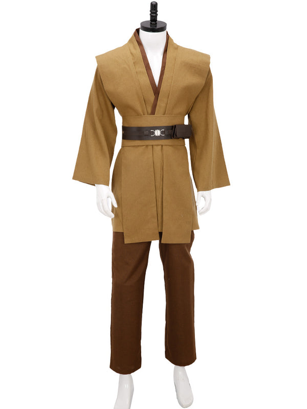 SW Obi Wan Kenobi Brown Uniform Cosplay Costume Without Cloak