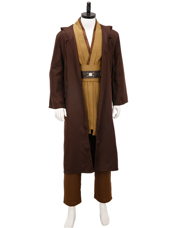 SW Obi Wan Kenobi Brown Outfit Cosplay Costume