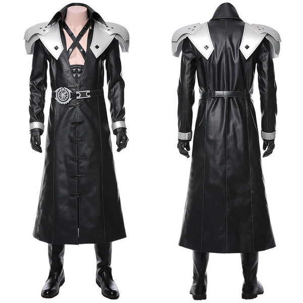 Sephiroth FF7 Remake Deluxe Cosplay Costume Outfit Game Suit for Men