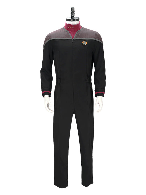 Deep Space 9 Starfleet Crewman Uniform ST Cosplay Costume