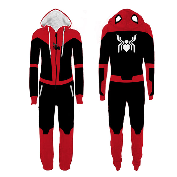 Adult Spider Man Far From Home Cosplay Costume Sleepwear Kigurumi Onesie