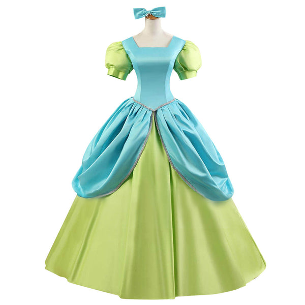 Cinderella Stepsister Drizella Green Princess Dress Adult Cosplay Costume