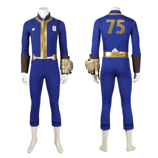 Fallout 4 Cosplay Vault 75 Jumpsuit Video Game Halloween Costumes Outfits