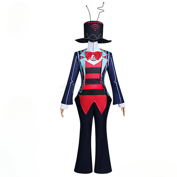 Hazbin Hotel Vox Cosplay Suit Overlord of Hell Outfit Halloween Costume