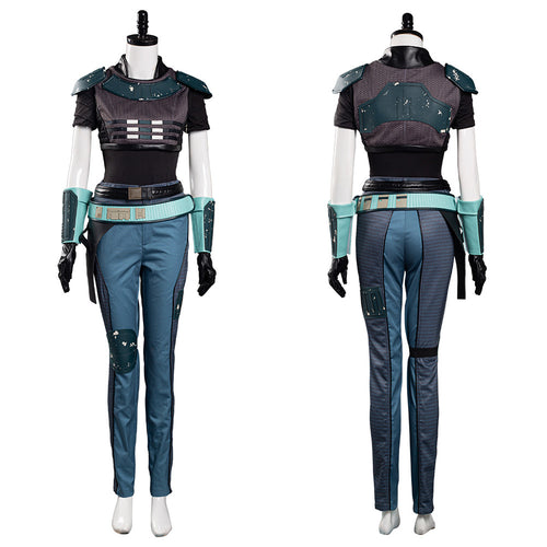 Mando Cara Dune Women Uniform Outfits Halloween Carnival Suit Cosplay Costume