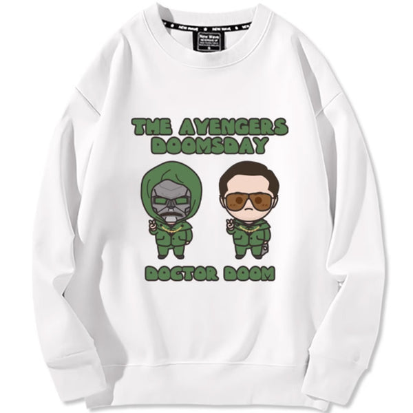 Dr. Doom Stark Iron Man Avengers 5 Cartoon Thick warm Hoodie