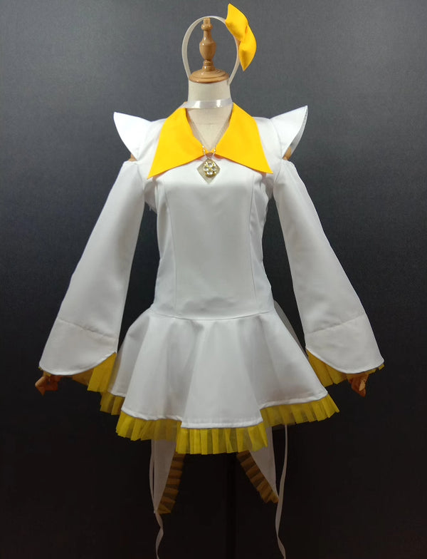 Amulet Diamond Shugo Chara Dia Cosplay Costume Yellow Amu Outfit