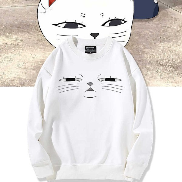 Dandadan Turbo Granny Hoodie Lucky Cat Mascot Cosplay Pullover Costume