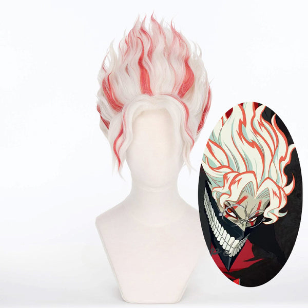 Okarun Dandadan Cosplay Characters Wigs Anime Man Hairstyle Red and White