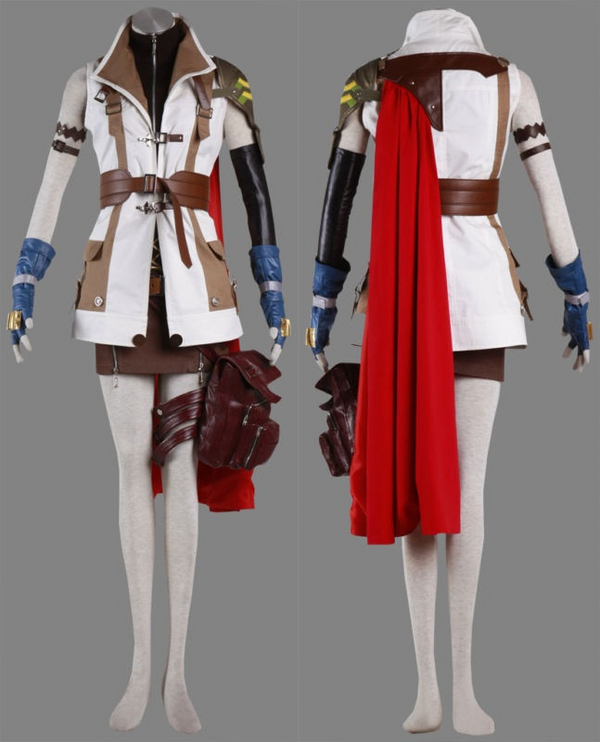 Final Fantasy XIII Claire Farron Lightning Uniform Cosplay Costume