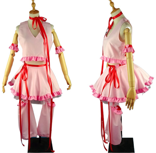 Amu Amulet Heart Cosplay Cheerleader Outfit Shugo Chara Halloween Costume