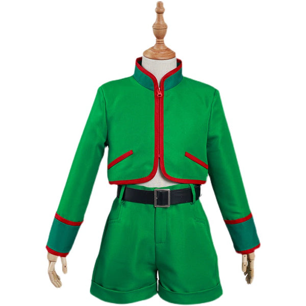 Hunter X Hunter Gon Freecss Cosplay Anime Halloween Costume Green Outfits