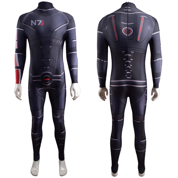 Mass Effect 3 Commander Shepard Game Costume Handmade Cosplay Bodysuit