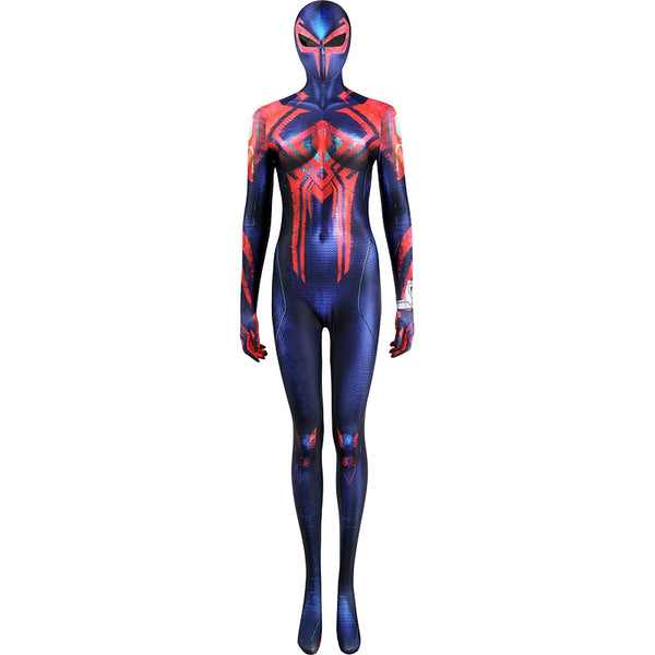 Spider-Verse Female Spiderman 2099 Costume Miguel O'Hara Cosplay Suits for Women