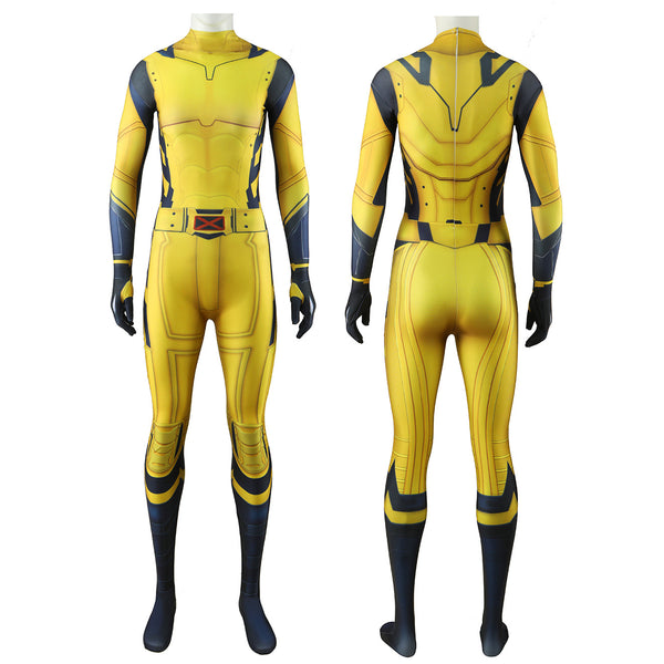 Female Wolverine Costume X23 Laura Kinney Deadpool 3 Movie Halloween Cosplay Jumpsuit