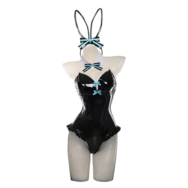 Racing Miku Cute Bunny Girl Outfit Halloween Cosplay Costume for Woman