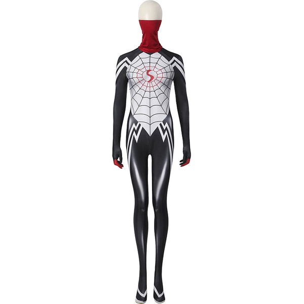 Cindy Moon Spiderman Cosplay Costume Marvel Silk Spider-Hero Halloween Jumpsuit