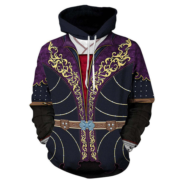 Baldur's Gate 3 Astarion Hoodie Cosplay 3D Print Game Pullover Costume