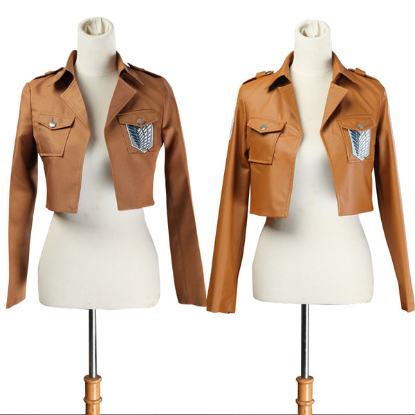 Eren Yeager Survey Corps Jacket SL Anime Cosplay Coat