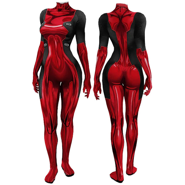 Lady Deadpool Wanda Wilson Costume Woman Deadpool Cosplay Bodysuit Jumpsuit