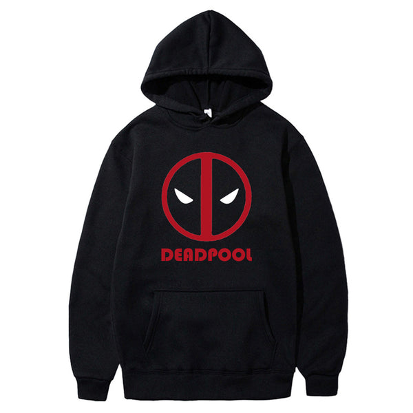 Deadpool Marvel Movie Logo Hooded Pullover Sweatshirt Hoodie for Men Woman