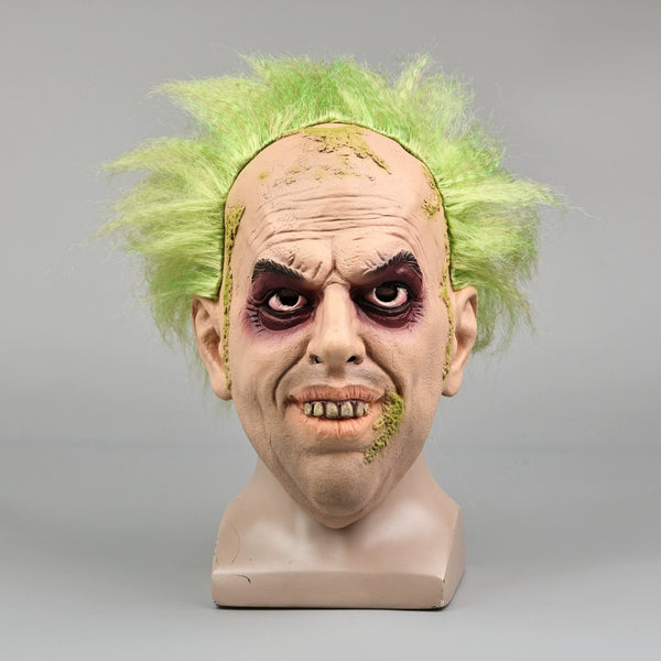 Beetlejuice Beetlejuice Face Halloween Party Costume Mask Props