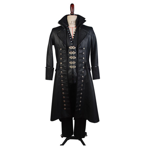 Once Upon A Time Captain Hook Halloween Carnival Suit Cosplay Costume