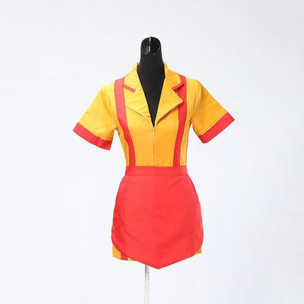 2 Broke Girls Max Caroline Waiter Uniform Dress Costume Cosplay