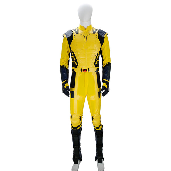 Movie Deadpool & Wolverine James Howlett Yellow Outfit Logan Cosplay Costume