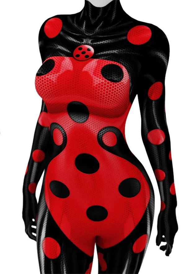 Shadybug Halloween Cosplay Ladybird New Costume Spandex Bodysuits