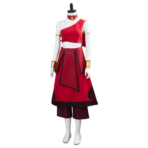 Avatar The Last Airbender Katara Women Dress Outfit Halloween Carnival Costume Cosplay Costume