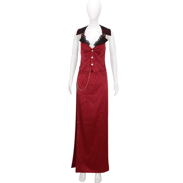 Final Fantasy VII FF7 Remake Scarlett Dress Costume