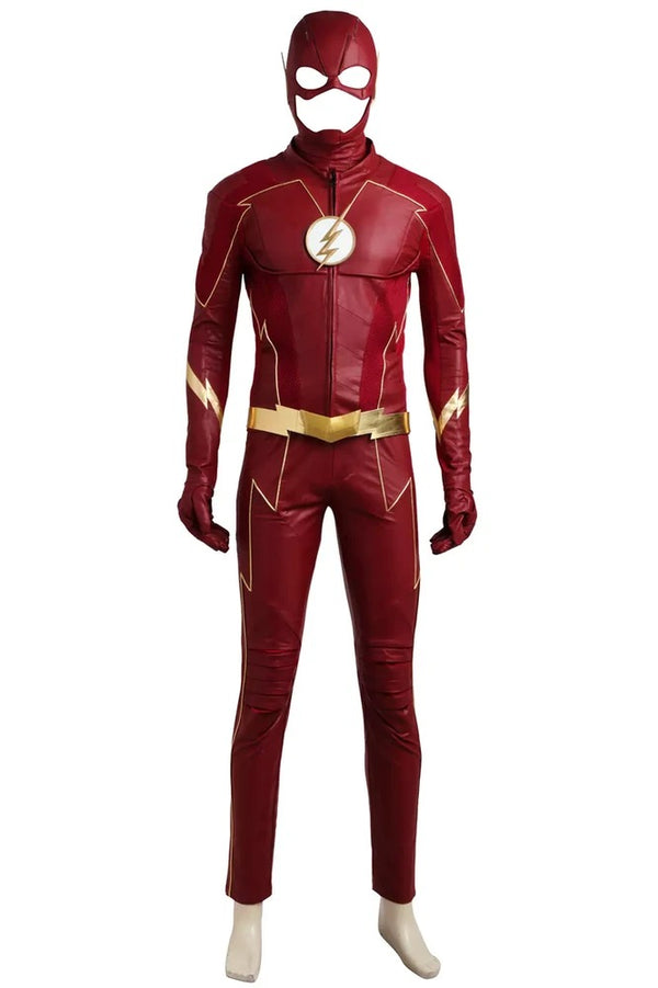 The Flash Season 4 Barry Allen Cosplay Costume DC Superhero Outfit Suit